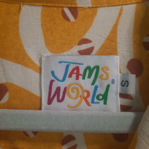 Vintage Jams World Hawaiian Printed Short Sleeve Shirt - Picture 10 of 14